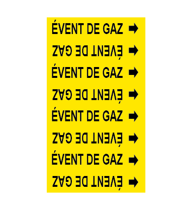 Évent de gaz 589