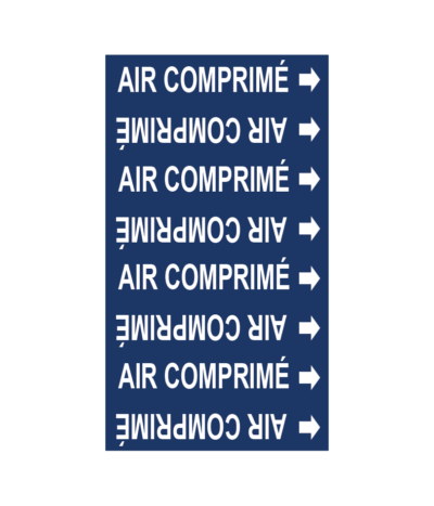 Étiquette Air comprimé 589