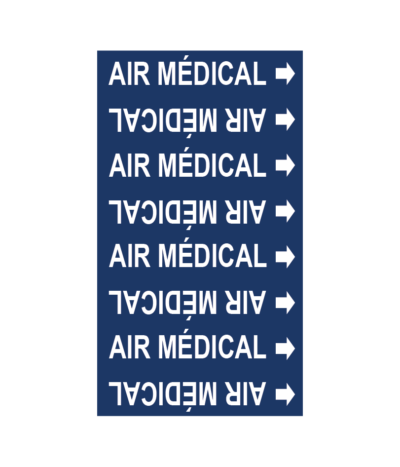 Étiquette Air médical 589
