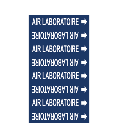 Étiquette Air laboratoire