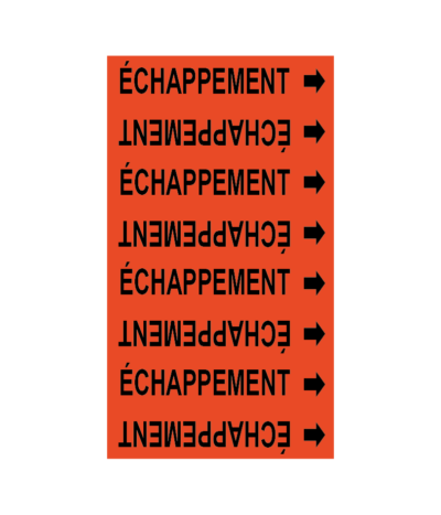 Étiquette Échappement 589