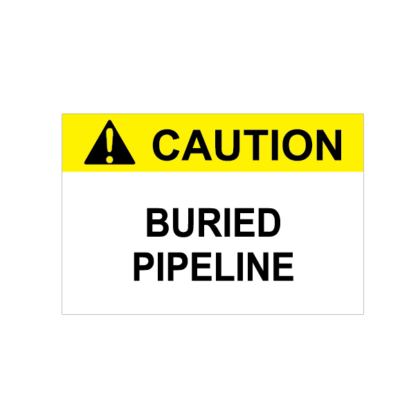 Attention pipeline enterré
