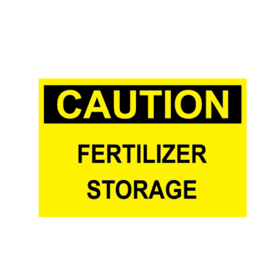 Attention au stockage des engrais