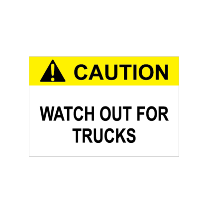Attention attention aux camions