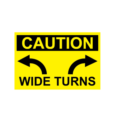Attention aux virages larges