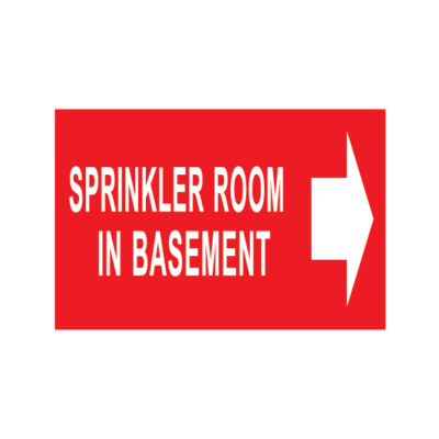 Salle d’arretage au sous-sol flèche droite