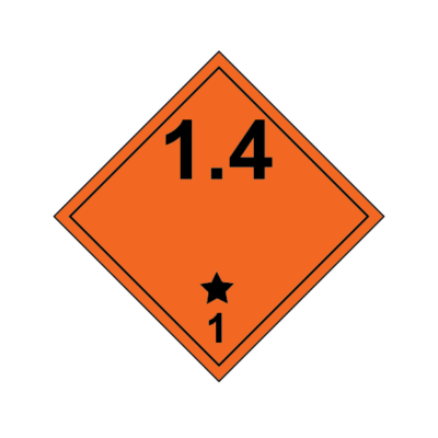 Division des explosifs 1.4