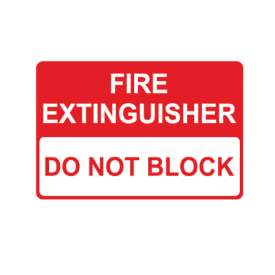 Extincteur ne bloque pas