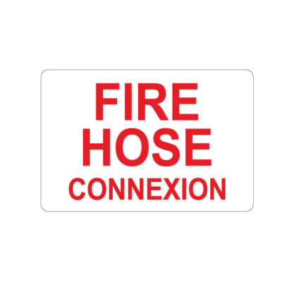 Raccordement du tuyau d’incendie