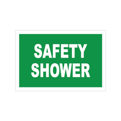 Douche de sécurité sans pictogramme