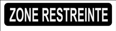 Zone réglementée
