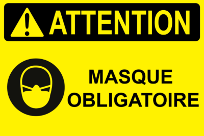 Attention masque facial requis